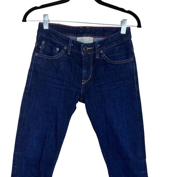 Raleigh Denim Sz 25 Handcrafted DARE White Cone Raw Selvedge Straight Leg Jeans - Picture 2 of 16